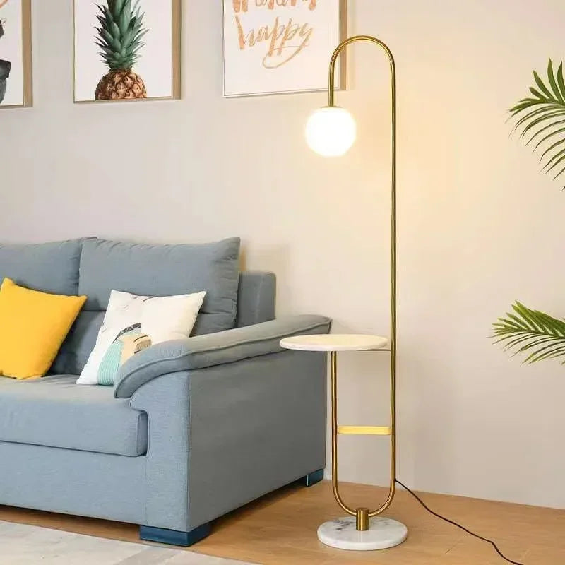 Funky Floor Lamp with Table | Modern Design Lighting