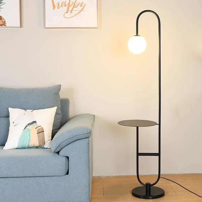 Funky Floor Lamp with Table | Modern Design Lighting