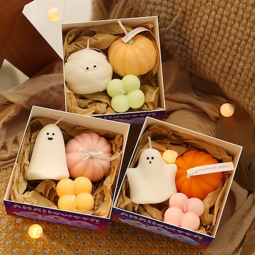 Halloween Pumpkin Candle | Candle Gift Set