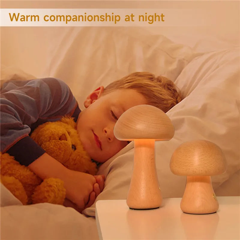 Cute Mushroom Night Light | Whimsical Bedroom Décor