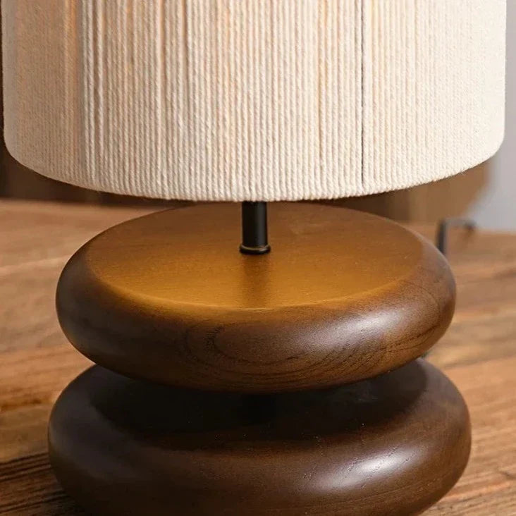 Japanese Style Wood Table Lamp | Embrace Serene Illumination