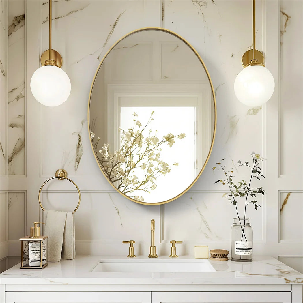 Orangme Bathroom Vanity Mirror – Elegant Design for Bedroom, Living Room, and Hallway