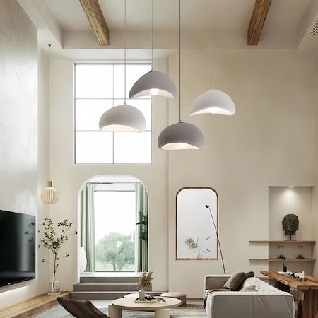 Japanese Wabi-Sabi Chandelier | Zen Stone Pendant Light