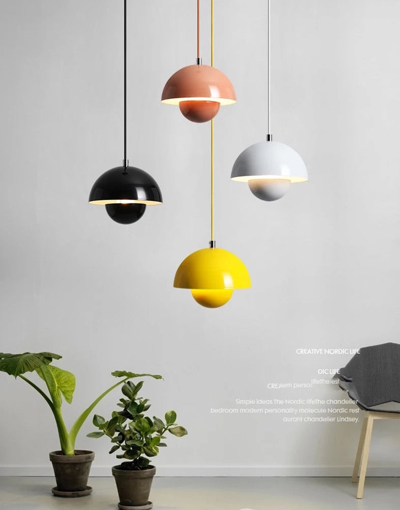 Danish Mushroom Pendant Light | Modern Design