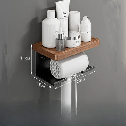 Space-Saving Hairdryer Holder: Elevate Your Bathroom and Bedroom Decor