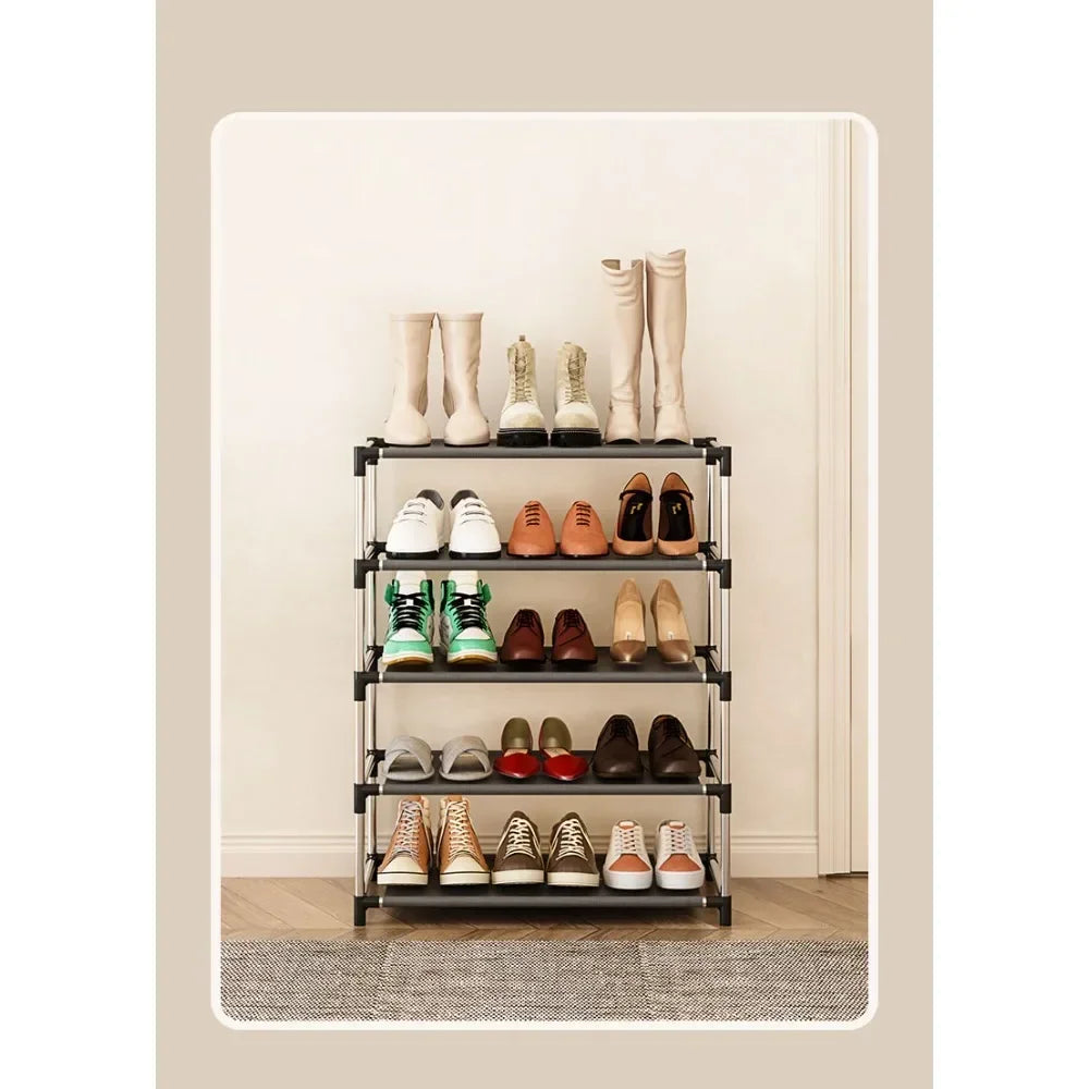 Tall Shoe Rack: Space-Saving, Steady, and Durable Storage Solution